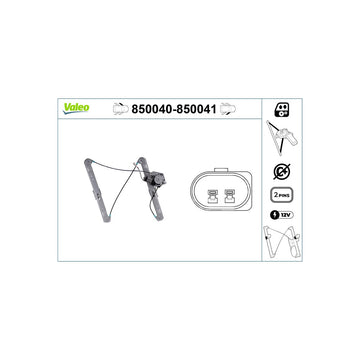 Macara geam Valeo 850040