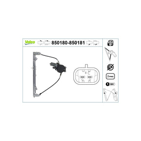 Macara geam Valeo 850181
