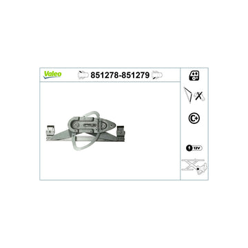 Macara geam Valeo 851278