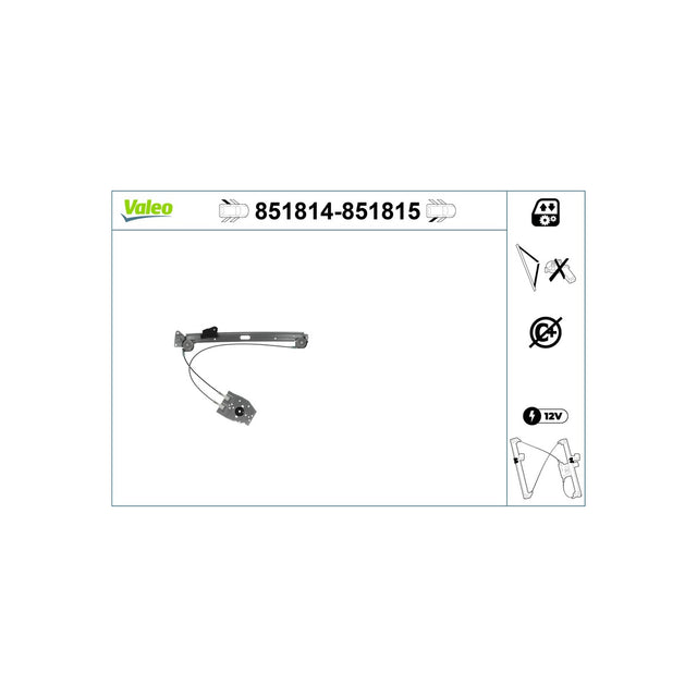 Macara geam Valeo 851815