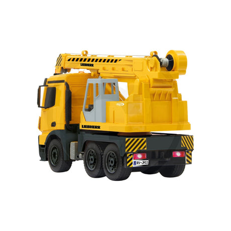 Macara pentru sarcini grele telecomandata Mercedes-Benz Arocs Liebherr 2,4 GHz, scara 1:20 Jamara 37116357 – imagine 8