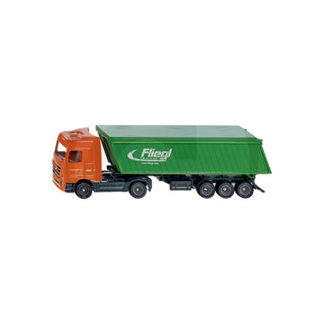 Macheta camion cu autobasculanta si prelata, scara 1:87 Siku 1796
