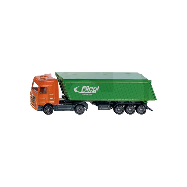 Macheta camion cu autobasculanta si prelata, scara 1:87 Siku 1796