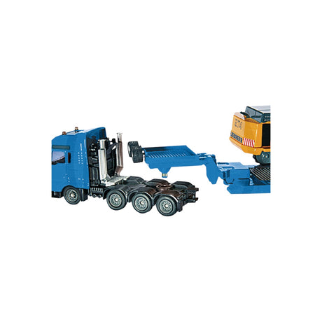 Macheta camion cu excavator pe senile, scara 1:87 Siku 1847 – imagine 2