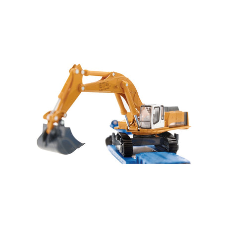 Macheta camion cu excavator pe senile, scara 1:87 Siku 1847 – imagine 3
