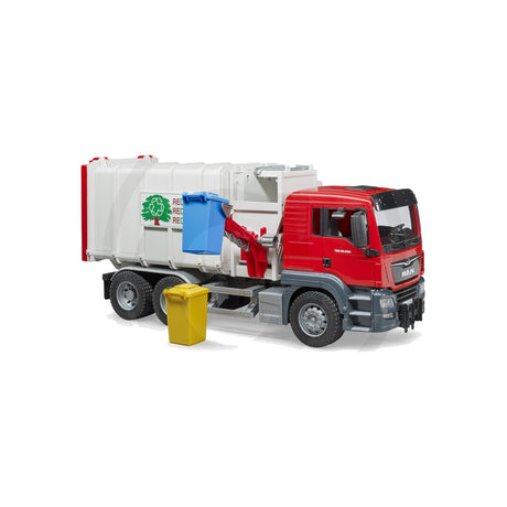Macheta camion de gunoi cu incarcare laterala, scara 1:16 Bruder 03761 – imagine 4