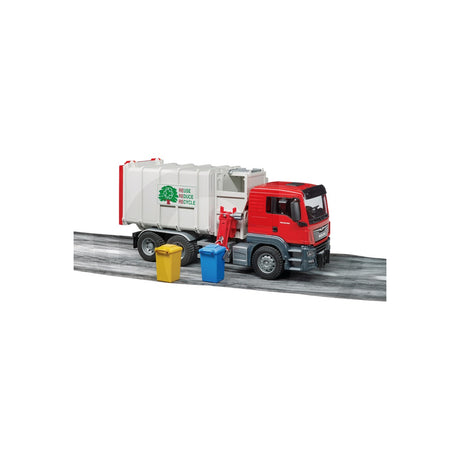 Macheta camion de gunoi cu incarcare laterala, scara 1:16 Bruder 03761 – imagine 5