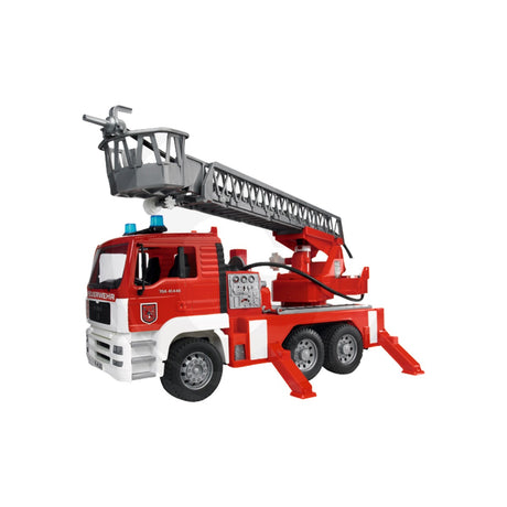 Macheta camion de pompieri cu scara MAN, scara 1:16 Bruder 02771