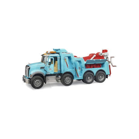 Macheta camion de recuperare si tractare Mack Granite, scara 1:16 Bruder 19403958 – imagine 2