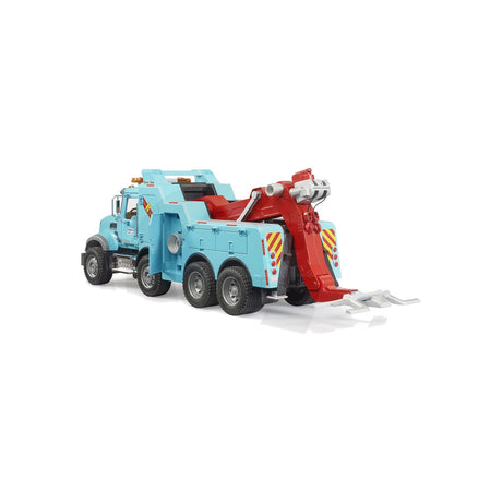 Macheta camion de recuperare si tractare Mack Granite, scara 1:16 Bruder 19403958 – imagine 4