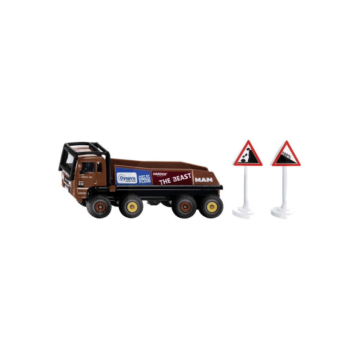 Macheta camion HS Schoch 8x8 MAN, scara 1:87 Siku 18497636