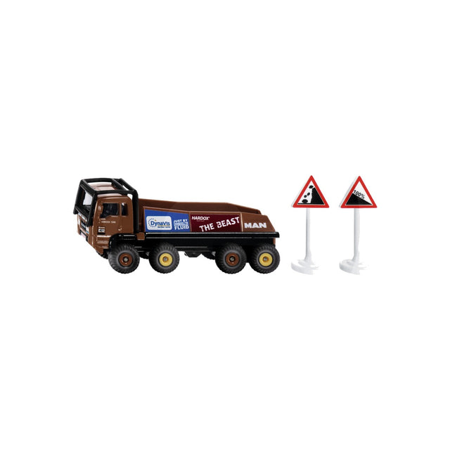 Macheta camion HS Schoch 8x8 MAN, scara 1:87 Siku 18497636