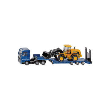 Macheta camion MAN cu incarcator si incarcator pe roti, scara 1:87 Siku 1790
