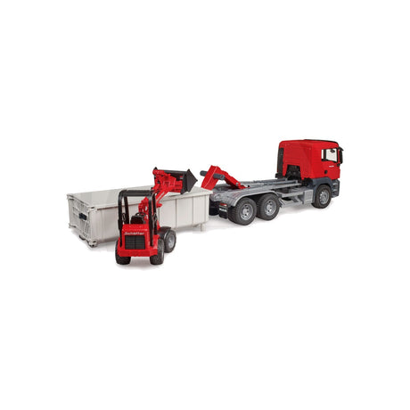 Macheta camion MAN TGS cu container roll-off, scara 1:16 Bruder 11987407 – imagine 3