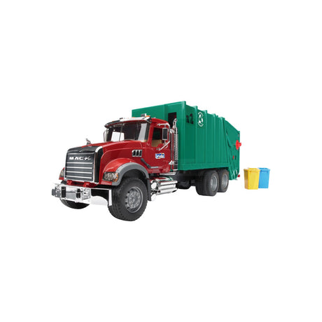 Macheta camion pentru containere, rosu rubiniu, scara 1:16 Bruder 02812