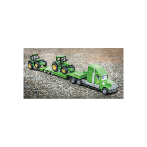 Macheta camion transportor cu 2 tractoare John Deere, scara 1:87 Siku 1837 – imagine 2