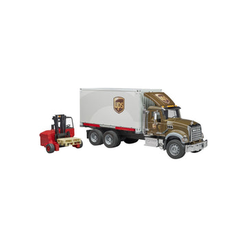 Macheta camion UPS cu motostivuitor, scara 1:16 Bruder 02828