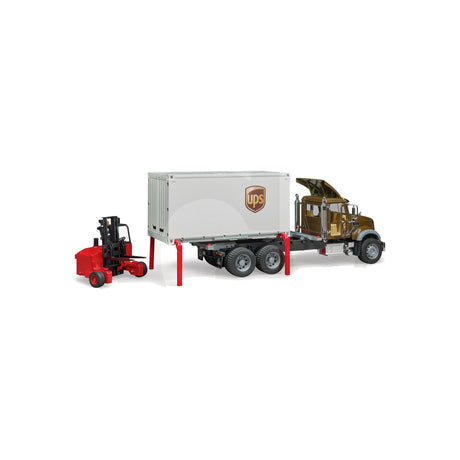 Macheta camion UPS cu motostivuitor, scara 1:16 Bruder 02828 – imagine 2