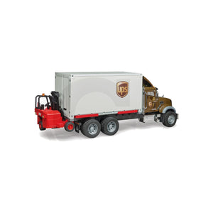 Macheta camion UPS cu motostivuitor, scara 1:16 Bruder 02828 – imagine 3