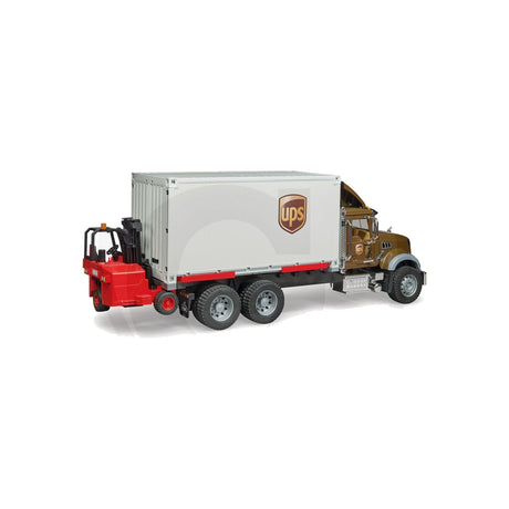 Macheta camion UPS cu motostivuitor, scara 1:16 Bruder 02828 – imagine 3