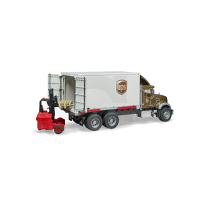 Macheta camion UPS cu motostivuitor, scara 1:16 Bruder 02828 – imagine 4