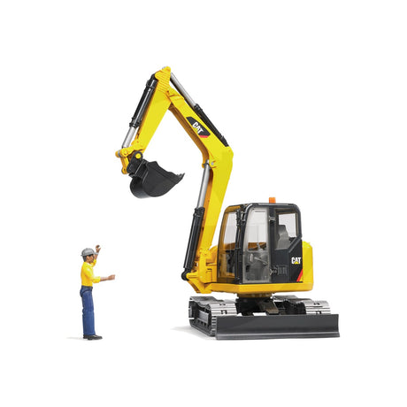 Macheta excavator cu muncitor, scara 1:16 Bruder 02466 – imagine 2