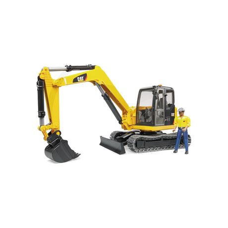 Macheta excavator cu muncitor, scara 1:16 Bruder 02466 – imagine 4