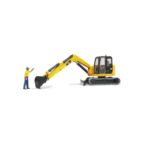 Macheta excavator cu muncitor, scara 1:16 Bruder 02466 – imagine 5