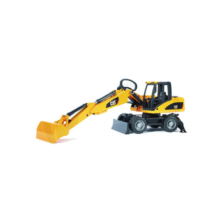 Macheta excavator pe roti Cat, scara 1:16 Bruder 02445 – imagine 2