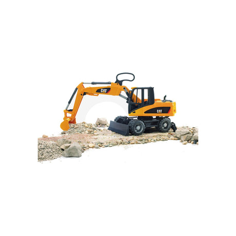 Macheta excavator pe roti Cat, scara 1:16 Bruder 02445 – imagine 7
