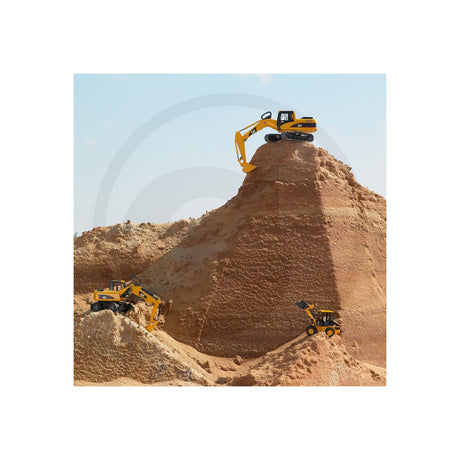 Macheta excavator pe roti Cat, scara 1:16 Bruder 02445 – imagine 8