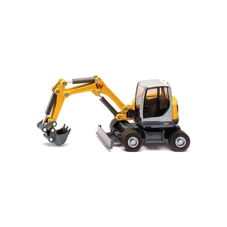 Macheta excavator pe roti Wacker Neuson EW65, scara 1:50 Siku 10356000000