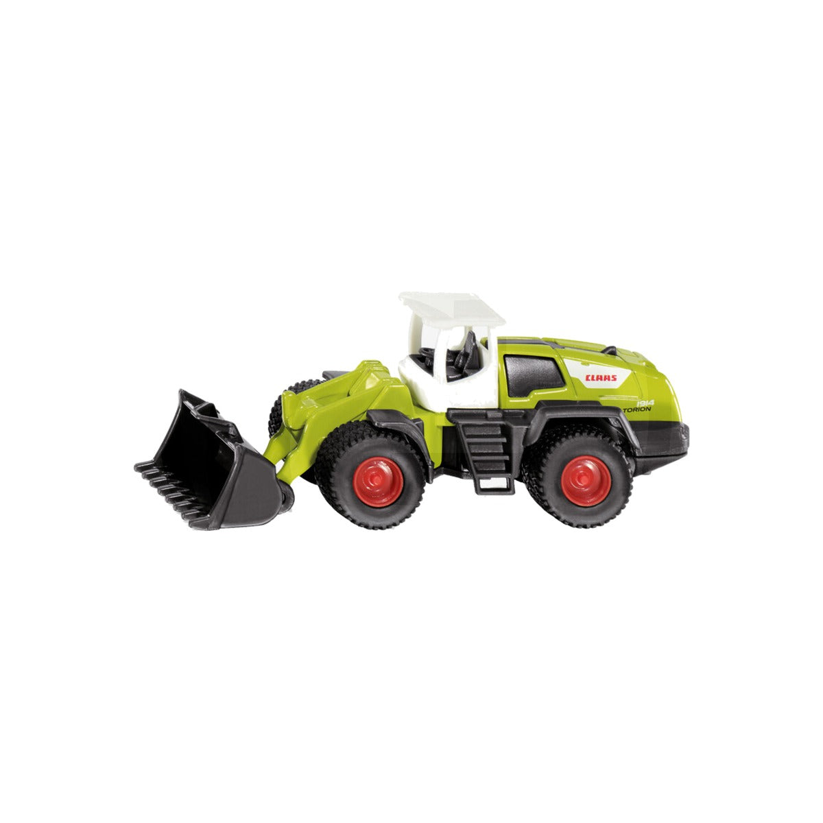 Macheta incarcator frontal pe roti Claas Torion 1914, scara 1:87 Siku 1524