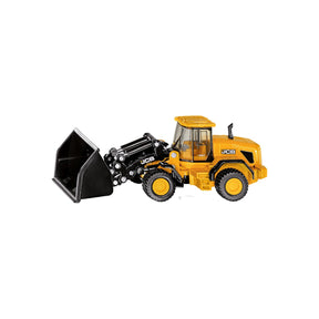 Macheta incarcator frontal pe roti JCB 457 WLS, scara 1:87 Siku 1789