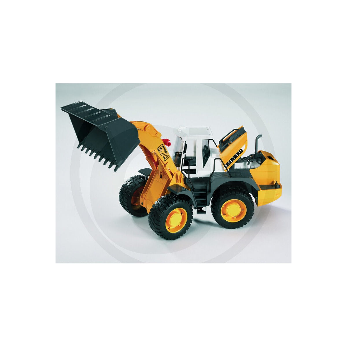 Macheta incarcator frontal pe roti L 574, scara 1:16 Bruder 02430 – imagine 2