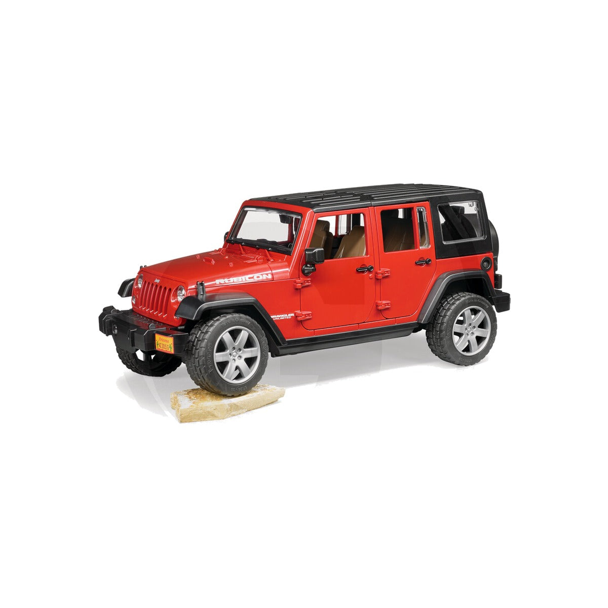 Macheta Jeep Wrangler Unlimited Rubicon, scara 1:16 Bruder 02525 – imagine 5