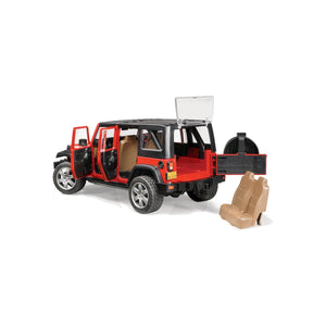 Macheta Jeep Wrangler Unlimited Rubicon, scara 1:16 Bruder 02525 – imagine 6