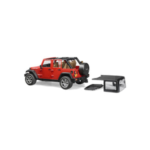 Macheta Jeep Wrangler Unlimited Rubicon, scara 1:16 Bruder 02525 – imagine 7