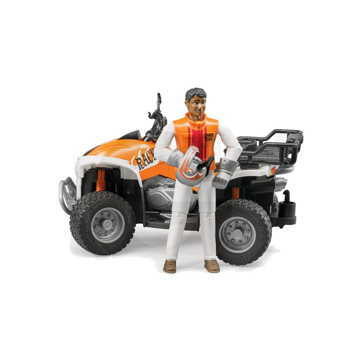 Macheta motocicleta cu sofer Bruder 63000 – imagine 3