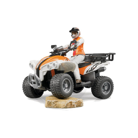 Macheta motocicleta cu sofer Bruder 63000 – imagine 4