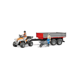 Macheta motocicleta cu sofer Bruder 63000 – imagine 5
