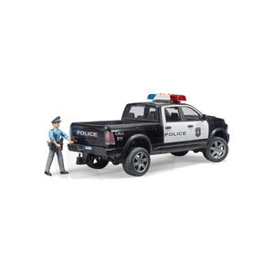 Macheta pick-up RAM 2500 de politie cu politist, scara 1:16 Bruder 02505 – imagine 2