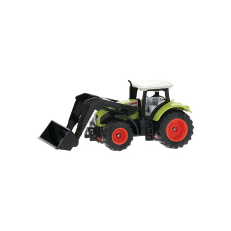 Macheta tractor Claas Axion cu incarcator frontal, scara 1:87 Siku 1392