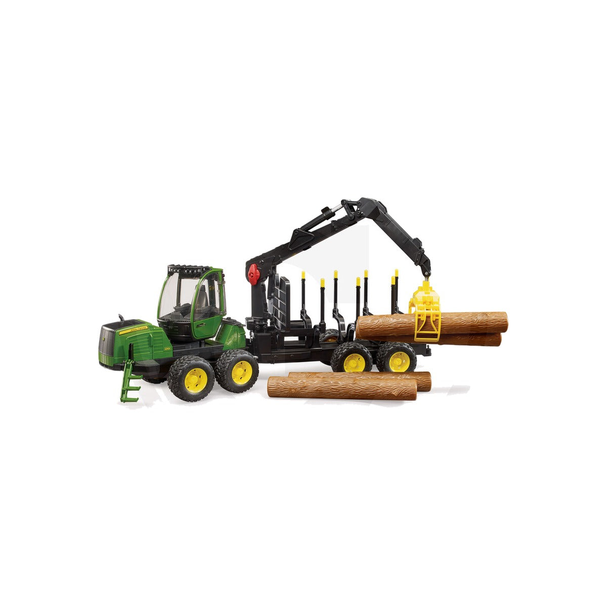 Macheta tractor forestier John Deere 1210E, scara 1:16 Bruder 02133 – imagine 3