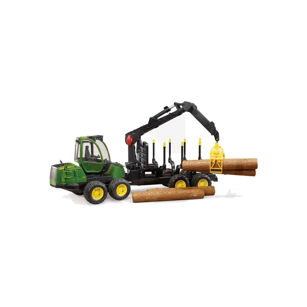 Macheta tractor forestier John Deere 1210E, scara 1:16 Bruder 02133 – imagine 5
