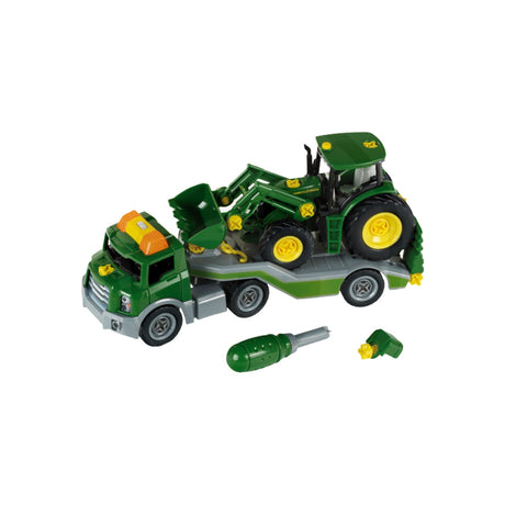 Macheta tractor John Deere cu remorca Klein 600K3908