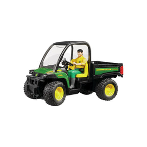 Macheta utilitara John Deere Gator XUV 855D cu sofer, scara 1:16 Bruder 02490