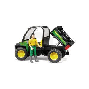 Macheta utilitara John Deere Gator XUV 855D cu sofer, scara 1:16 Bruder 02490 – imagine 2