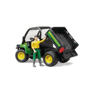 Macheta utilitara John Deere Gator XUV 855D cu sofer, scara 1:16 Bruder 02490 – imagine 3
