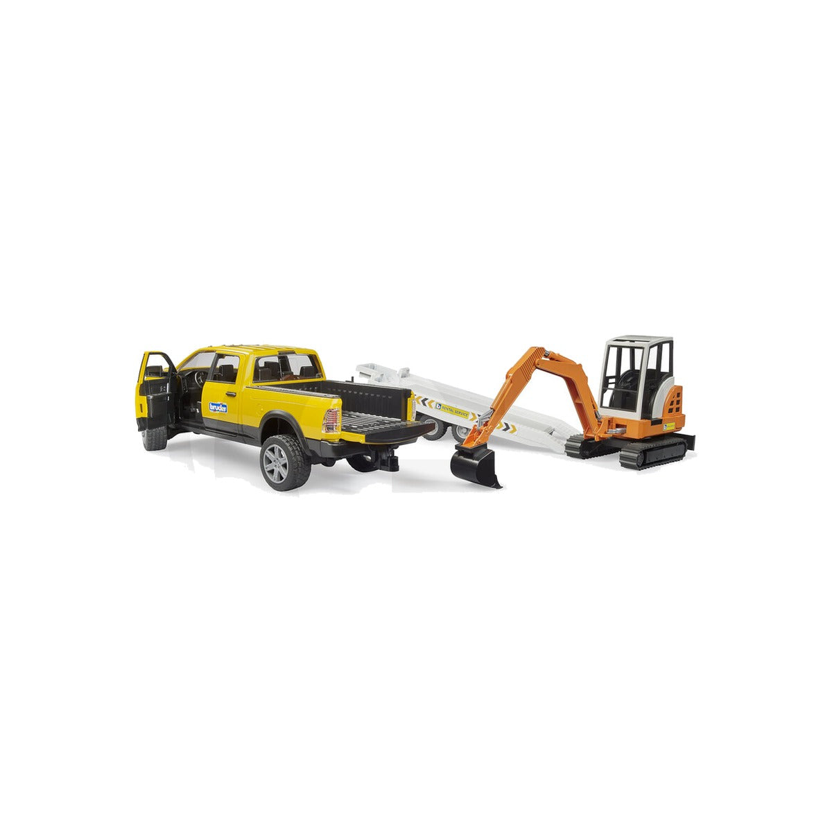 Macheta vehicul de serviciu RAM Bruder 35938805 – imagine 4